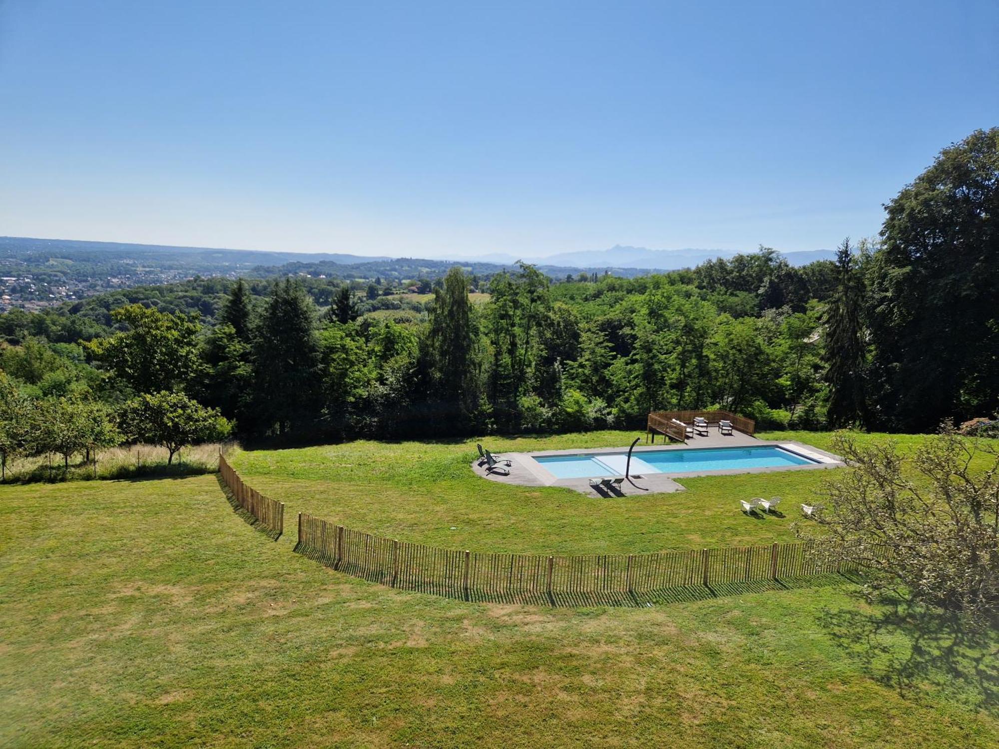 Ferienwohnung Domaine Mont-Riant A Jurançon Exterior foto